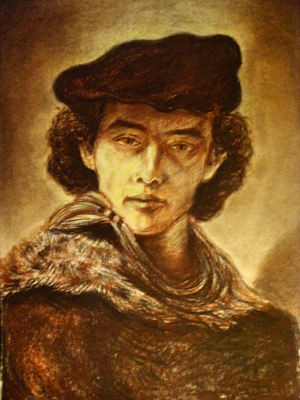 autoportret wg Rembrandta