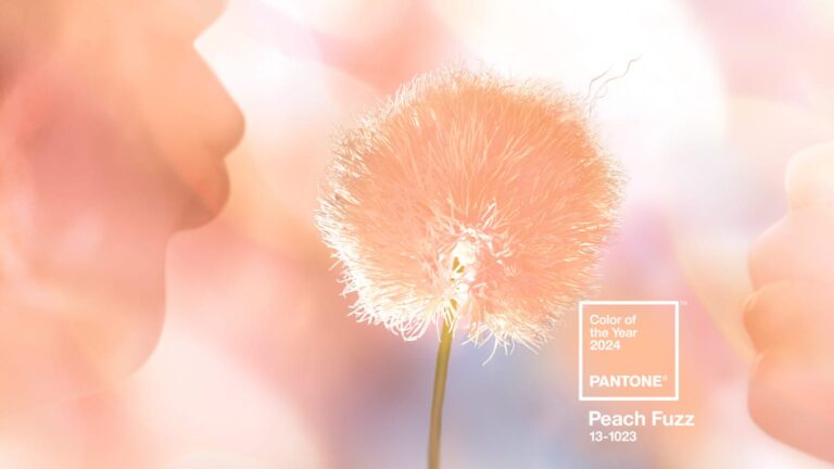 Peach Fuzz kolorem roku 2024